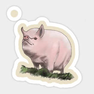 Pig in Clover Sticker